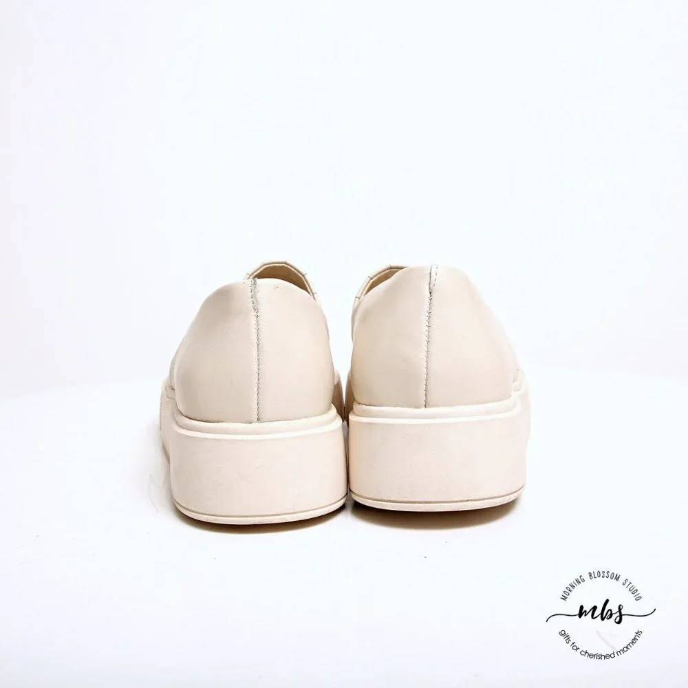 Vince Camuto Abbinna Leather‎ Platform Slip Ons